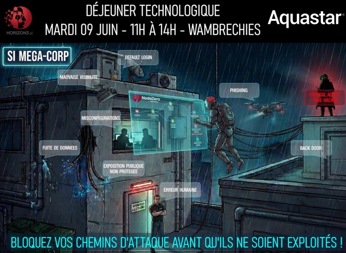 Déjeuner Technologique Aquastar x Horizon3.ai