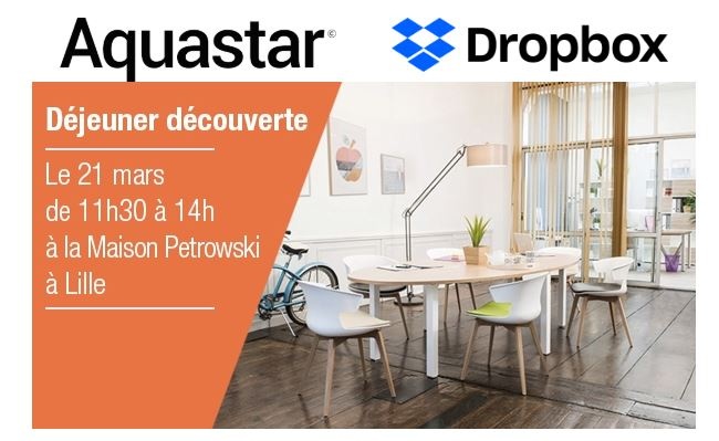 Déjeuner découverte DropBox sur Lille le 21 Mars Déjeuner découverte DropBox sur Lille le 21 Mars
