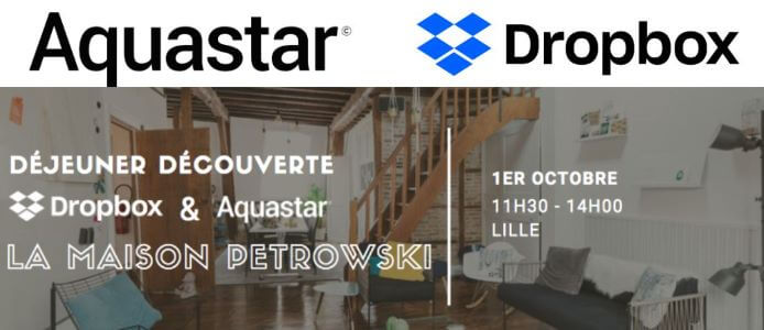 DÉJEUNER DÉCOUVERTE DROPBOX - LILLE -  01 OCTOBRE